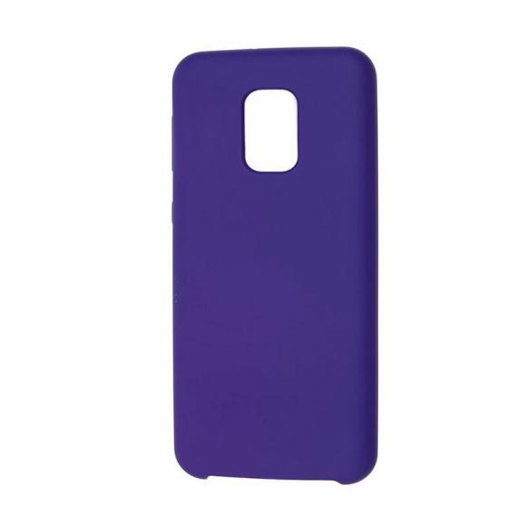 Чехол Silicone case для Xiaomi Redmi Note 9 Pro/note 9S/note 9 Pro Max фиолетовый (36)